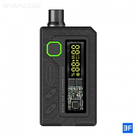 [Ships from Bonded Warehouse] Authentic Rincoe Manto AIO Plus Pod System Kit - Full Black, VW 1~80W, 1 x 18650, 3ml, 0.15/0.3ohm