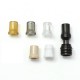 Four One Five 415 Tombo Giri Baby Style 510 Drip Tip Kit - Black, 1 x 510 Base + 6 x Mouthpiece SS + Peek + PET + Ultem + PC