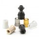 Four One Five 415 Tombo Giri Baby Style 510 Drip Tip Kit - Black, 1 x 510 Base + 6 x Mouthpiece SS + Peek + PET + Ultem + PC