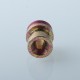 Authentic MK MODS Ti-type2 Drip Tip + Button Set for dotMod dotAIO V1 / V2 Pod - Pink, Titanium Alloy