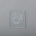 Replacement Tank Cover Plate for Boro / BB / Billet Tank - Whtie Panda C, Glass (1 PC)