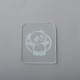 Replacement Tank Cover Plate for Boro / BB / Billet Tank - Whtie Panda C, Glass (1 PC)