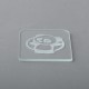 Replacement Tank Cover Plate for Boro / BB / Billet Tank - Whtie Panda C, Glass (1 PC)