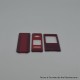 Authentic MK MODS Replacement Panels Set for Stubby21 AIO Stubby 21700 Mod Kit - Red (3 PCS)