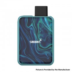 [Ships from Bonded Warehouse] Authentic Smoant Charon Baby 750mAh Pod System Kit - Peacock Blue, 2.0ml, 0.6ohm / 1.2ohm