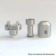 Maven Style RBA Bridge for Billet / BB / Boro Tank - Black, SS, Air Pins 1.0, 1.2, 1.5, 1.8, 2.0, 2.5, 3.0, 3.5, 4.0mm