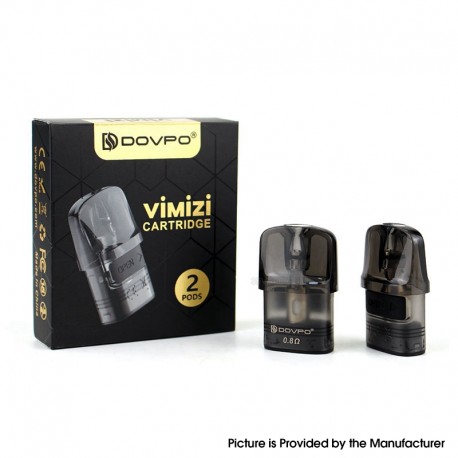 [Ships from Bonded Warehouse] Authentic Dovpo Vimizi Replacement Pod Cartridge - 3ml, 0.8ohm (2 PCS)