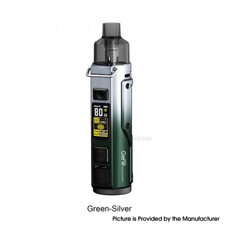 [Ships from Bonded Warehouse] Authentic VOOPOO Argus Pro Pod System Mod Kit - Green Silver, VW 5~80W, 3000mAh, 4.5ml