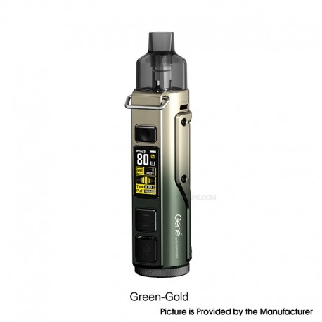 [Ships from Bonded Warehouse] Authentic VOOPOO Argus Pro Pod System Mod Kit - Green Gold, VW 5~80W, 3000mAh, 4.5ml
