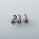 Vapeasy Unkwn One Unreal Style RBA Bridge for Billet / BB / Boro Tank - Silver, 316SS