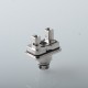 Vapeasy Unkwn One Unreal Style RBA Bridge for Billet / BB / Boro Tank - Silver, 316SS