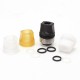 SXK NEO Style DL Drip Tip Full Kit for BB / Billet Boro AIO Mod - Silver