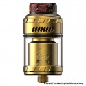 Authentic ThunderHead Creations & Mike Vapes Blaze Solo RTA Atomizer - Gold, 5.5ml, 25mm Diameter