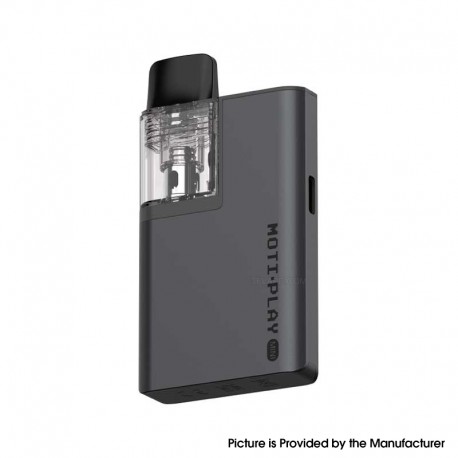 [Ships from Bonded Warehouse] Authentic MOTI Play Mini Pod System Kit - Alloy Grey, 650mAh, 2ml, 1.0ohm