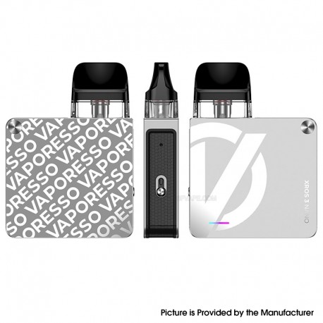 [Ships from Bonded Warehouse] Authentic Vaporesso XROS 3 Nano Pod System Kit - Silver, 1000mAh, 2ml, 06ohm / 0.8ohm