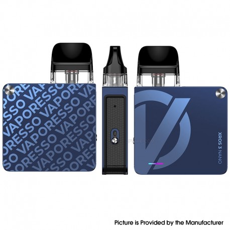 [Ships from Bonded Warehouse] Authentic Vaporesso XROS 3 Nano Pod System Kit - Navy Blue, 1000mAh, 2ml, 06ohm / 0.8ohm