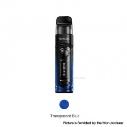 [Ships from Bonded Warehouse] Authentic SMOK RPM C Pod System Kit - Transparent Blue, VW 5~50W, 1650mAh, 4ml, 0.16ohm / 0.6ohm