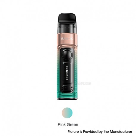 [Ships from Bonded Warehouse] Authentic SMOK RPM C Pod System Kit - Pink Green, VW 5~50W, 1650mAh, 4ml, 0.16ohm / 0.6ohm