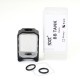 SXK Huro Style Boro Tank for SXK BB / Billet AIO Box Mod Kit - Black, Aluminum Alloy + PC