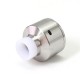 SXK NarDa 5A Style RDA Rebuildable Dripping Atomizer - Silver, 316SS, BF Pin, 22mm Diameter