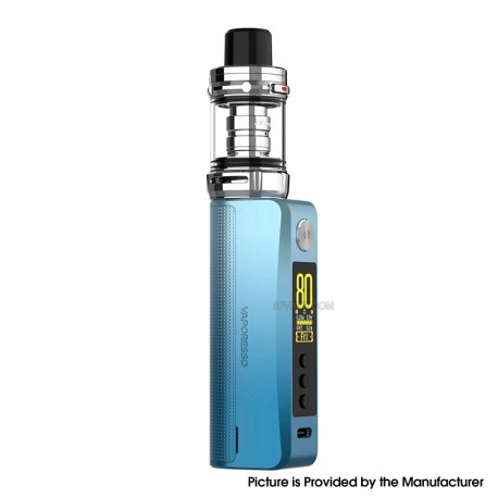 [Ships from Bonded Warehouse] Authentic Vaporesso GEN 80S Mod Kit With iTank 2 Atomizer - Sky Blue, VW 5~80W, 1 x 18650, 5ml