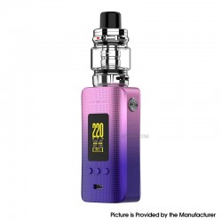 [Ships from Bonded Warehouse] Authentic Vaporesso GEN 200 Mod Kit With iTank 2 Atomizer - Neon Purple, VW 5~220W, 2 x 18650, 8ml