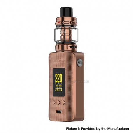 [Ships from Bonded Warehouse] Authentic Vaporesso GEN 200 Mod Kit With iTank 2 Atomizer - Brown, VW 5~220W, 2 x 18650, 8ml