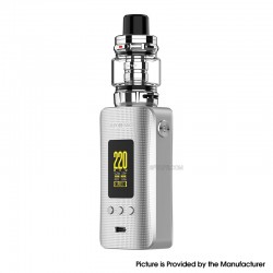 [Ships from Bonded Warehouse] Authentic Vaporesso GEN 200 Mod Kit With iTank 2 Atomizer - Silver, VW 5~220W, 2 x 18650, 8ml