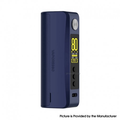 [Ships from Bonded Warehouse] Authentic Vaporesso GEN 80S Mod New Edition - Blue, VW 5~80W, 1 x 18650