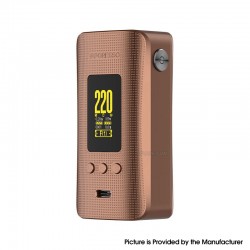 [Ships from Bonded Warehouse] Authentic Vaporesso GEN 200 Mod New Edition - Brown, VW 5~220W, 2 x 18650