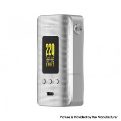 [Ships from Bonded Warehouse] Authentic Vaporesso GEN 200 Mod New Edition - Silver, VW 5~220W, 2 x 18650