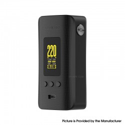 [Ships from Bonded Warehouse] Authentic Vaporesso GEN 200 Mod New Edition - Black, VW 5~220W, 2 x 18650