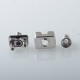 Vapeasy Unkwn One Unreal Style RBA Bridge for Billet / BB / Boro Tank - Silver, Titanium