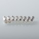 Maven Style RBA Bridge for Billet / BB / Boro Tank - Silver, SS, Air Pins 1.0, 1.2, 1.5, 1.8, 2.0, 2.5, 3.0, 3.5, 4.0mm