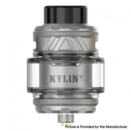 [Ships from Bonded Warehouse] Authentic VandyVape Kylin V3 RTA Atomizer - Frosted Grey, 6ml, 25mm Diameter