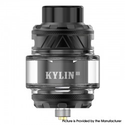 [Ships from Bonded Warehouse] Authentic VandyVape Kylin V3 RTA Atomizer - Matte Black, 6ml, 25mm Diameter