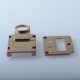 Authentic MK MODS Ti-type2 inner Plate Set for SXK BB / Billet Box Mod Kit - Pink Gold, Titanium