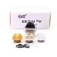 SXK Arrow MVP Style Drip Tip Set for BB / Billet Boro AIO Mod - Silver, 4 PCS Mouthpieces