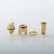 MOBB Mini King Style RBA Bridge for Billet / BB / Boro Tank - Gold, 316SS, Air Pins 1.5mm, 2.5mm, 3.0mm, 3.5mm