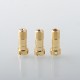 MOBB Mini King Style RBA Bridge for Billet / BB / Boro Tank - Gold, 316SS, Air Pins 1.5mm, 2.5mm, 3.0mm, 3.5mm