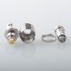 MOBB Mini King Style RBA Bridge for Billet / BB / Boro Tank - Silver, 316SS, Air Pins 1.5mm, 2.5mm, 3.0mm, 3.5mm