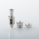 MOBB Mini King Style RBA Bridge for Billet / BB / Boro Tank - Silver, 316SS, Air Pins 1.5mm, 2.5mm, 3.0mm, 3.5mm