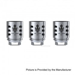 [Ships from Bonded Warehouse] Authentic SMOK V12 Prince Coil for X-priv kit, TFV12 Prince Tank - Prince Q4 0.4ohm (3 PCS)