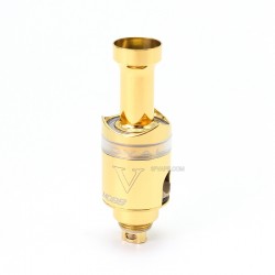 SXK Monarchy Mobb V Style RBA Bridge for Billet / BB / Boro Tank - Gold, Air Pins 1mm + 1.2mm + 2mm + 2.5mm + 3mm + 3.5mm