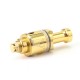 SXK Monarchy Mobb V Style RBA Bridge for Billet / BB / Boro Tank - Gold, Air Pins 1mm + 1.2mm + 2mm + 2.5mm + 3mm + 3.5mm