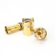 SXK Monarchy Mobb V Style RBA Bridge for Billet / BB / Boro Tank - Gold, Air Pins 1mm + 1.2mm + 2mm + 2.5mm + 3mm + 3.5mm