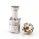 SXK Monarchy Mobb V Style RBA Bridge for Billet / BB / Boro Tank - Silver, Air Pins 1mm + 1.2mm + 2mm + 2.5mm + 3mm + 3.5mm