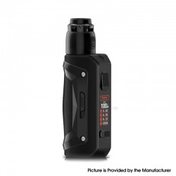[Ships from Bonded Warehouse] Authentic GeekVape S100 Aegis Solo 2 Box Mod Kit with Z RDA Atomizer - Black, 5~100W, 1 x 18650