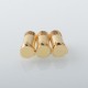 Monarchy Mobb V Style RBA Bridge for Billet / BB / Boro Tank - Gold, Air Pins 1.0mm / 1.5mm / 2.0mm / 3.5mm