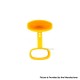[Ships from Bonded Warehouse] Silicone Dust Cap for Relx Alpha / Caliburn / Vaporesso XROS Flat Rod-Shaped Pod System - Yellow